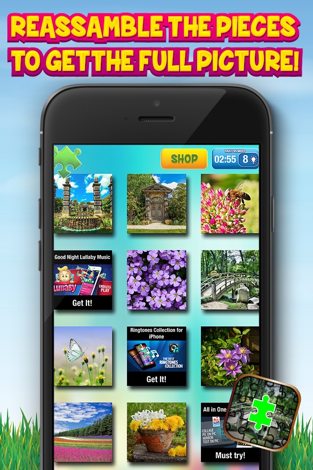 Garden Jigsaw Puzzle Game – Unscramble Beautiful Spring and Summer Landscape Pictures screenshot 3