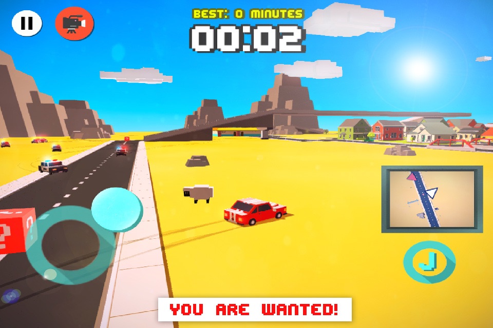 Smashy Dash - Crossy Crashy Cars and Cops - Wanted screenshot 4