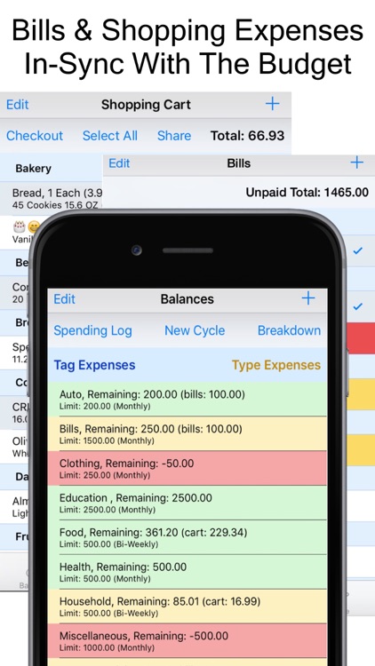 Expense Scout: Budget, Bill Reminders & Grocery Shopping List screenshot-0
