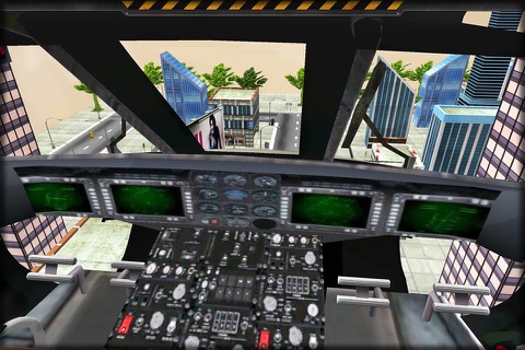 Helicopter Simulator 2016 - City Helicopter Pilot Flying Simulator Game screenshot 3