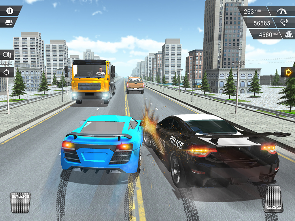 Racing In Police Car screenshot 10