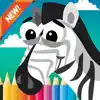 Zoo animals Coloring Book: Move finger to draw these coloring pages games free for children and toddler any age App Negative Reviews