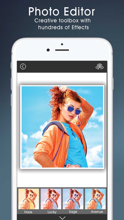 Selfia - Selfie camera with live photo effects and Collage frame screenshot-3