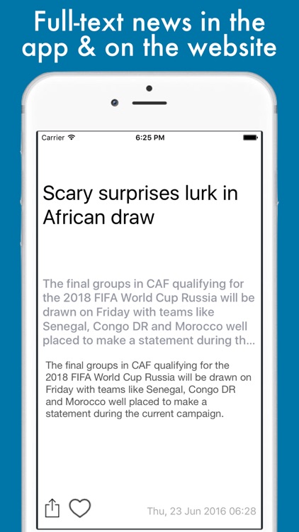 Football News - Africa Edition screenshot-3