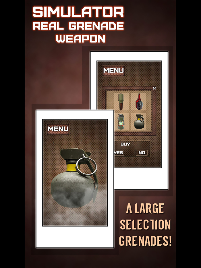 Simulator Real Grenade Weapon