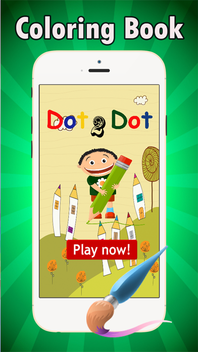 Screenshot 1 of Preschool Dot to Dot Coloring Book: complete coloring pages by connect dot for toddlers and kids App