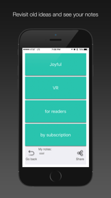 One Idea: Startup idea randomizer screenshot
