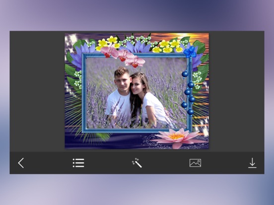 Flower Photo Frame - Art Photography & mega Frames iPad screenshot 4 - Photo & Video app
