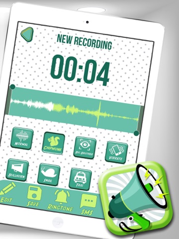 Crazy Voice Changer & Recorder – Prank Sound Modifier with Cool Audio Effects Free iPad screenshot 2 - Entertainment app