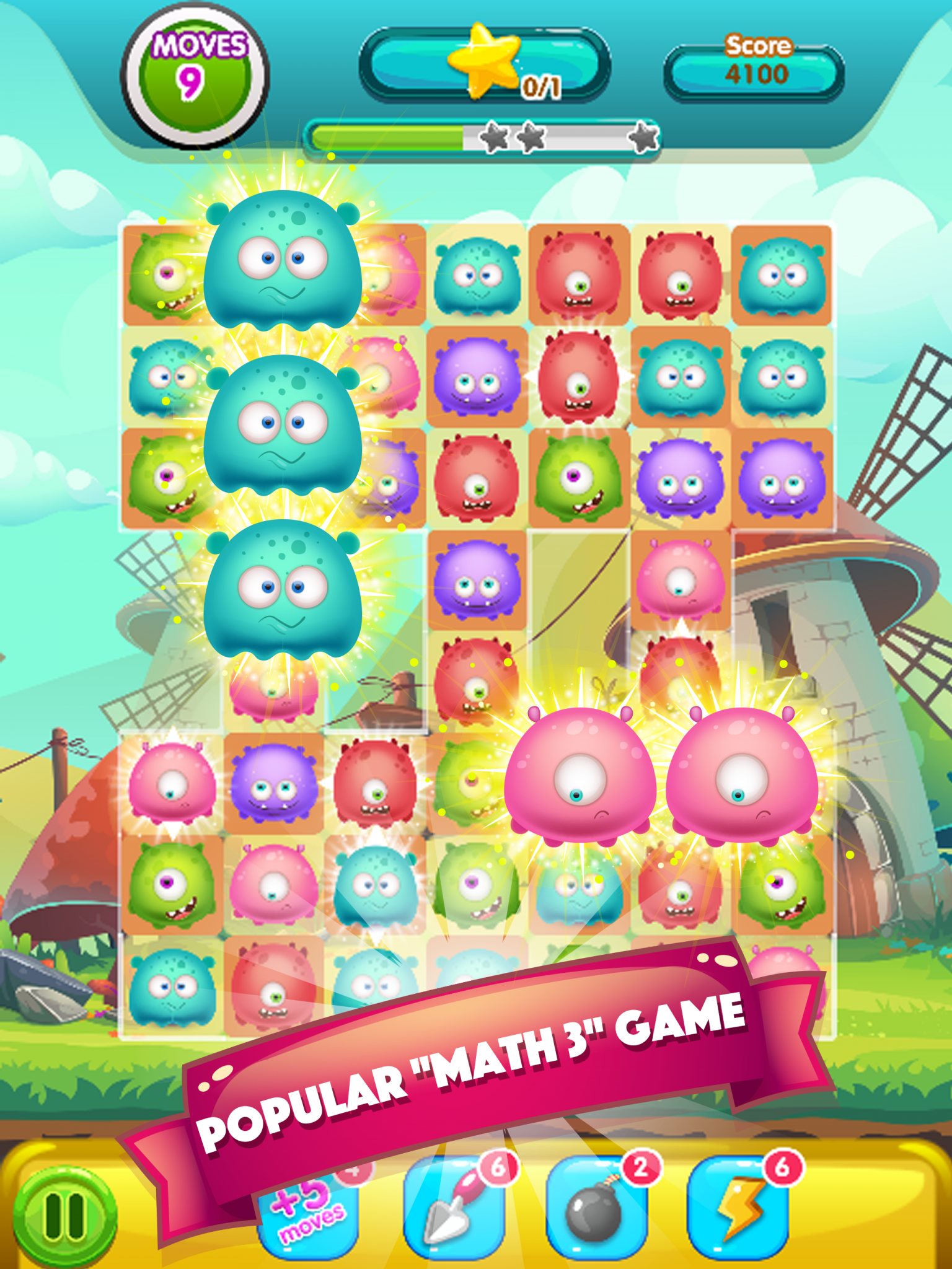 Monster Busters World : Awesome Matching Puzzle screenshot 5