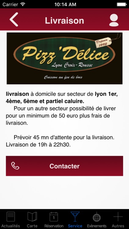 pizz délice croix rousse