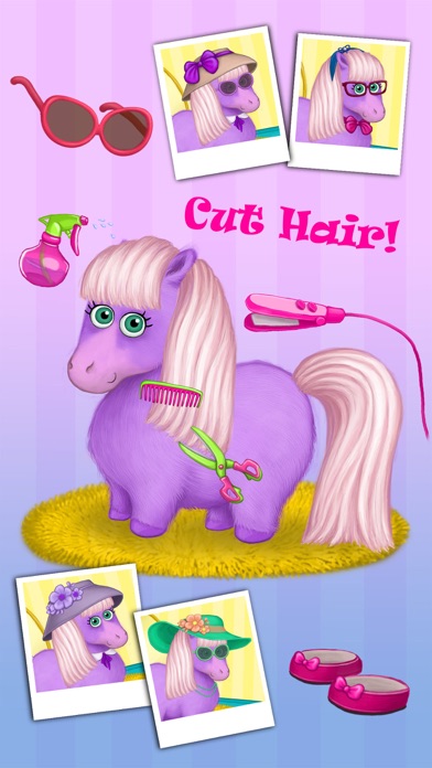 How to cancel & delete Pony Sisters in Hair Salon - Horse Hairstyle Makeover Magic from iphone & ipad 4