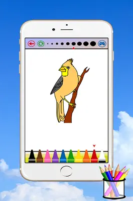 Game screenshot Bird Coloring Book For Kids apk