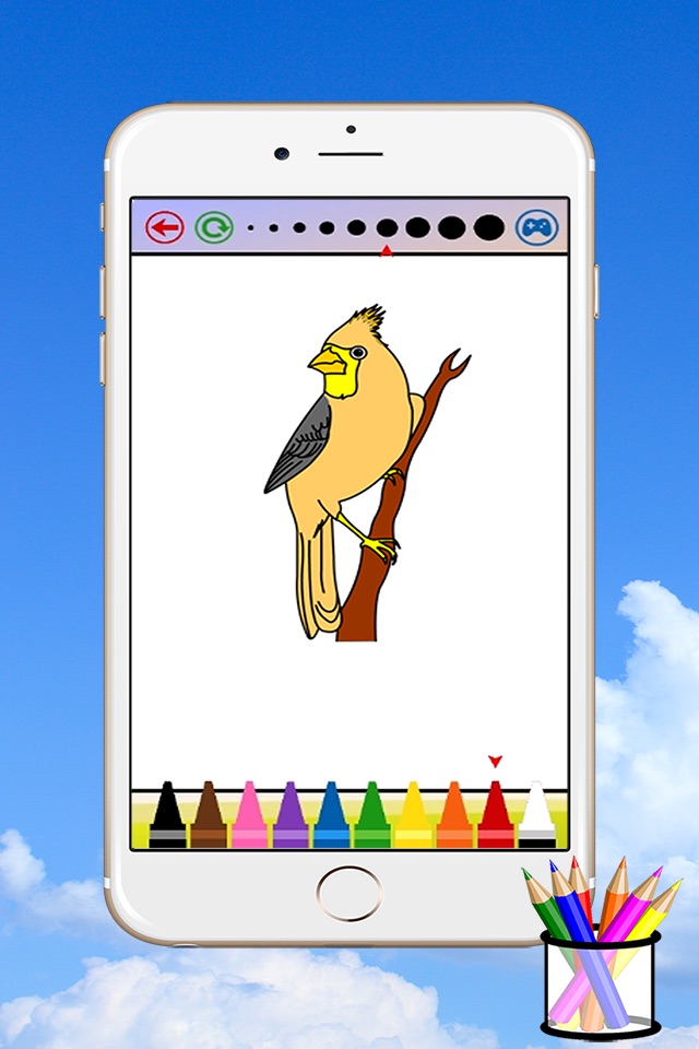 Bird Coloring Book For Kids screenshot 2