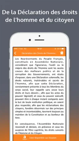 Game screenshot La Constitution de la République française apk