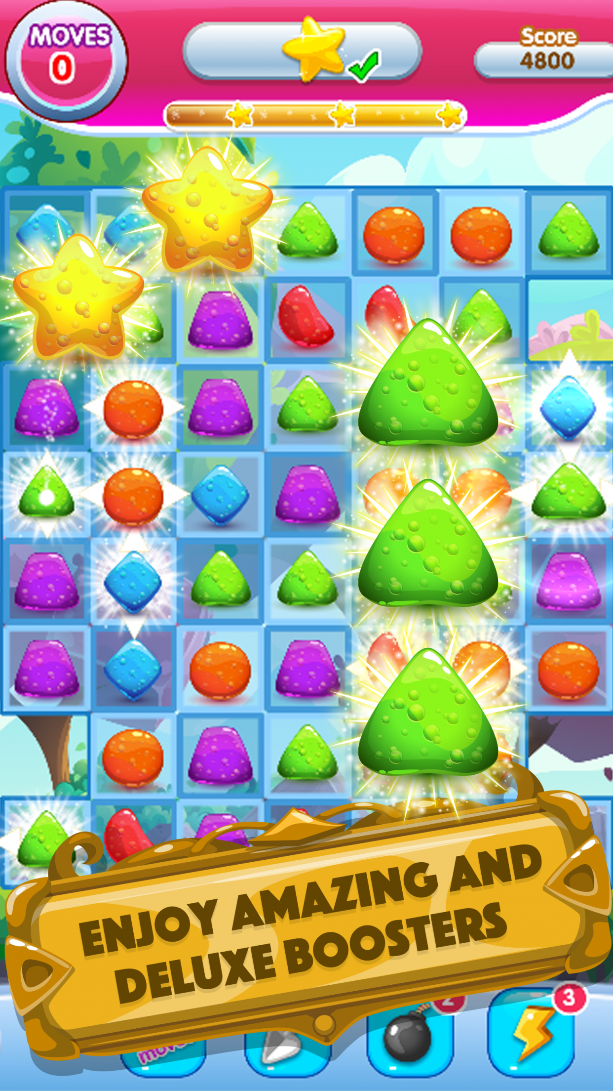 Sweet Candies Mania - Match 3 Crush Puzzle screenshot 2
