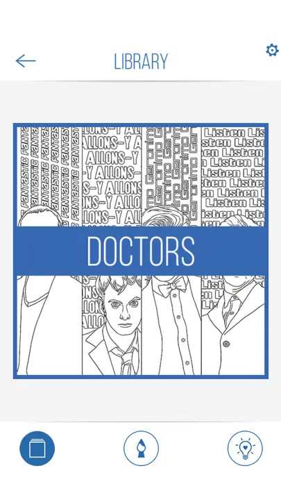 BBC Colouring: Doctor Who iPhone Screenshot 1
