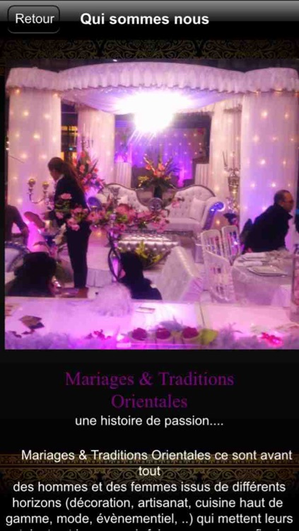 Mariage et Tradition Décoration