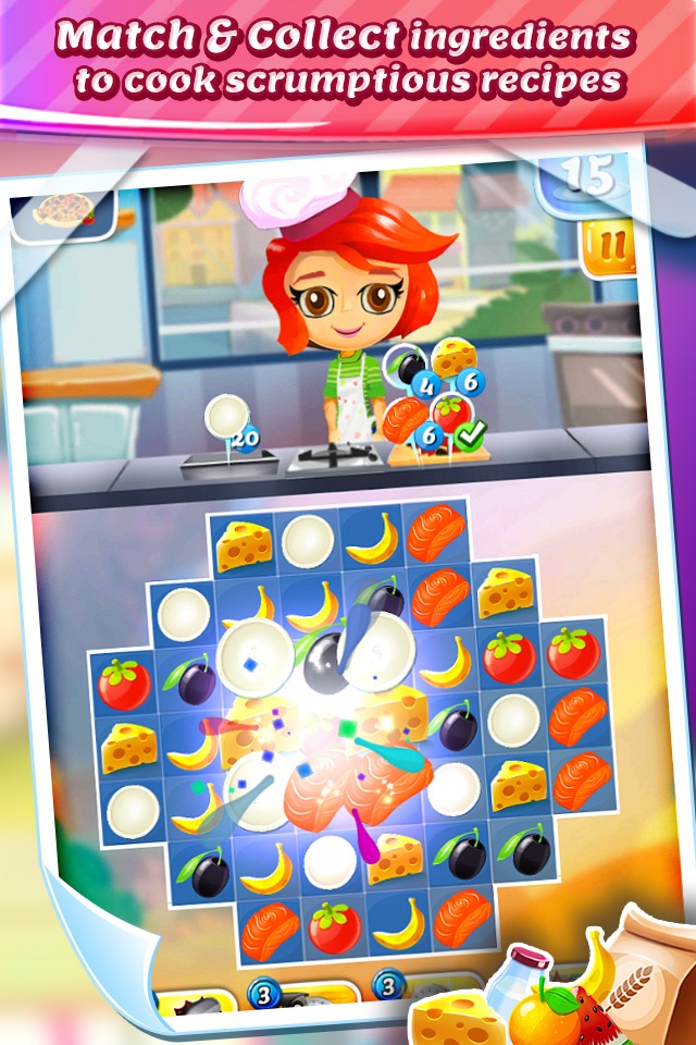 Sally's Master Chef Story: Match 3 Cooking screenshot 3