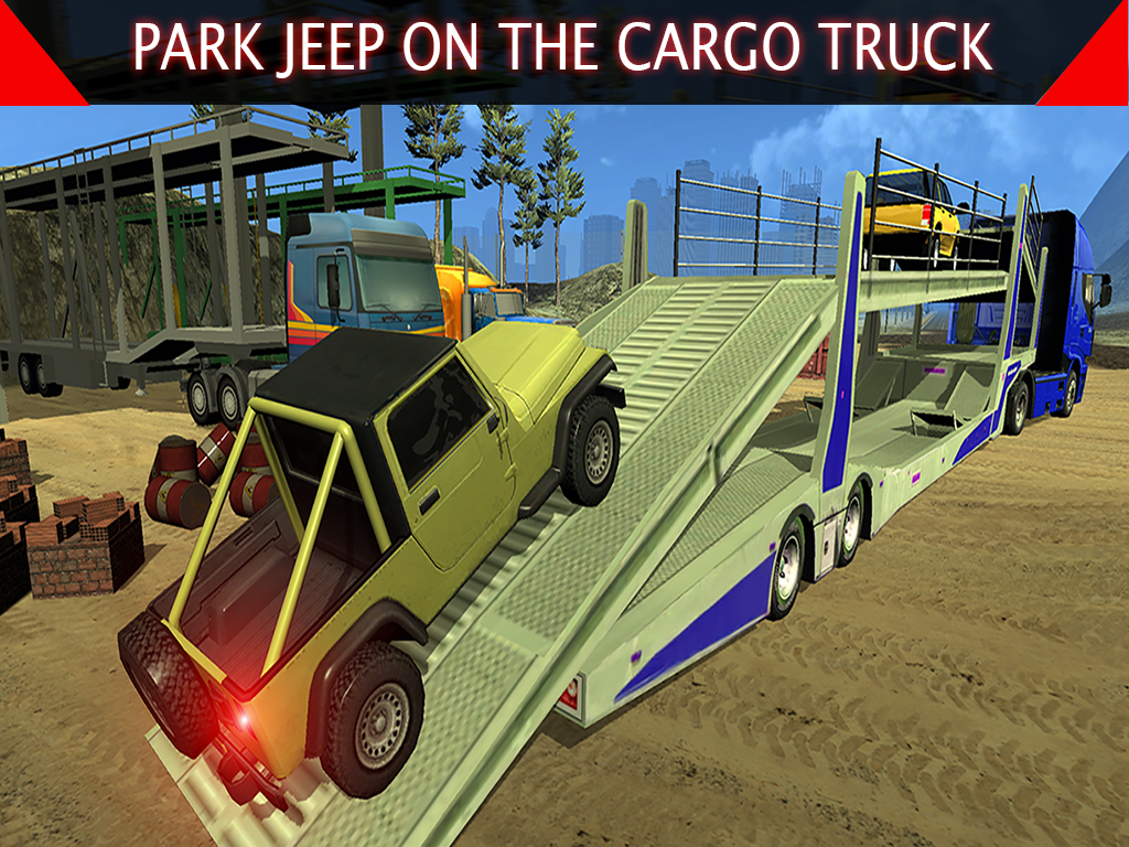 Offroad Jeep: Airplane Cargo screenshot 8