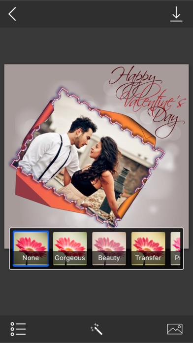 Love Photo Frame - Romantic Picture Frames & Photo Editor iPhone screenshot 4 - Photo & Video app