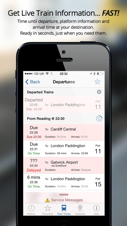 Live Train Times UK - National Rail