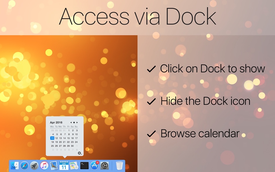 #2. Mini Calendar (macOS) 由: AntLogic