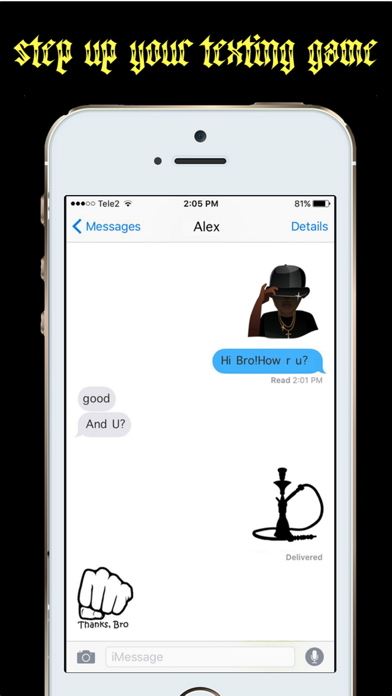 GangMoji - Gangster Emoji Keyboard Screenshot