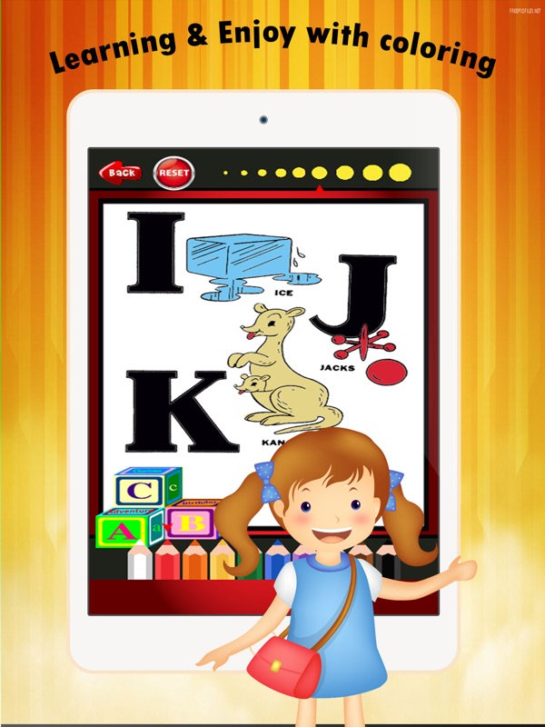 Alphabet A to Z Coloring Book for children age 1-6 screenshot 5