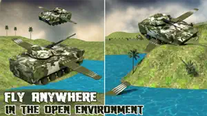 Russian Tank Flying Battle Sim screenshot 3