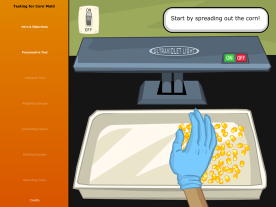 Screenshot #5 pour Virtual Labs: Testing for Corn Mold Mycotoxins