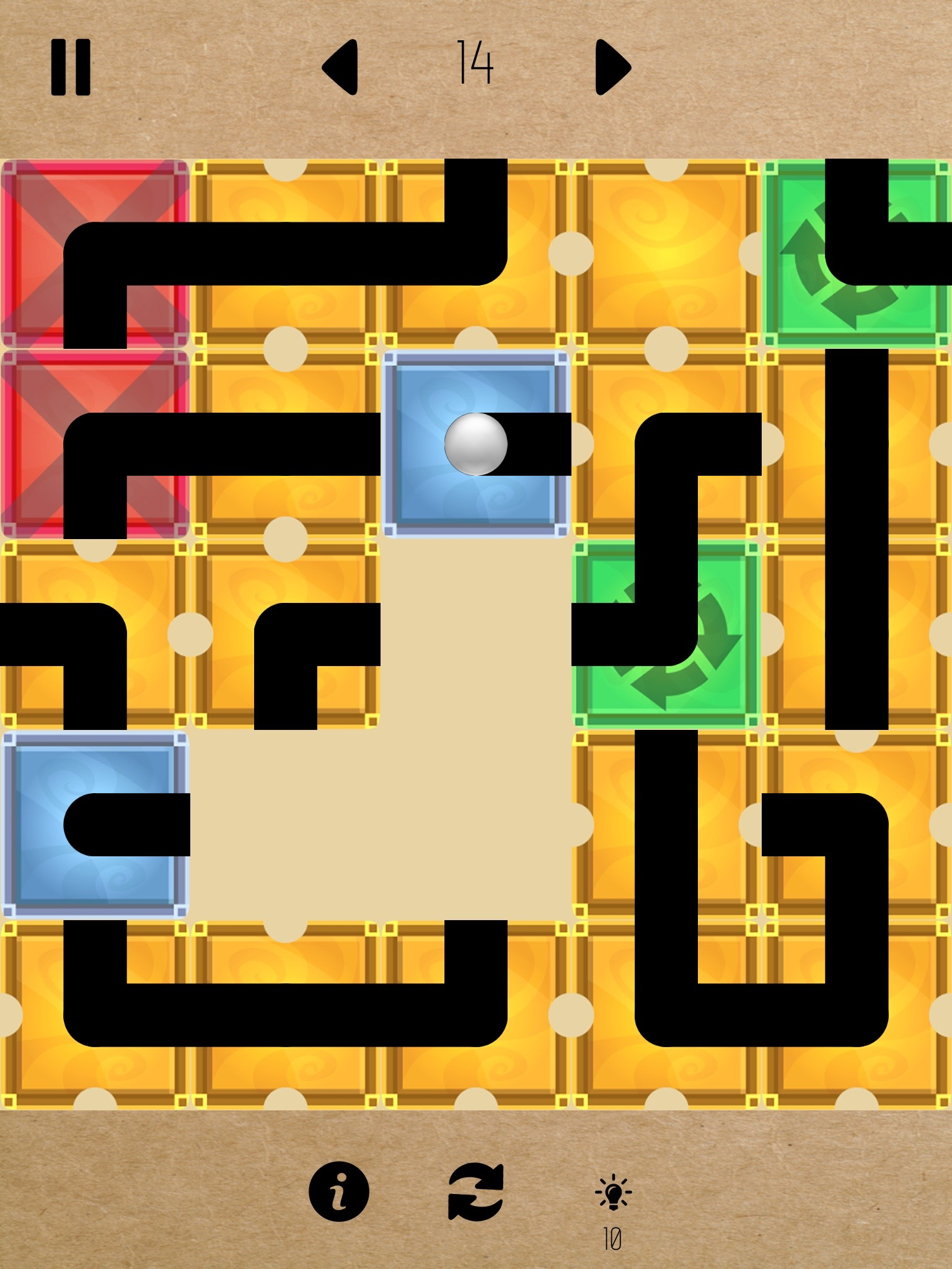 Sliding Puzzle - Guide the Ball screenshot 9