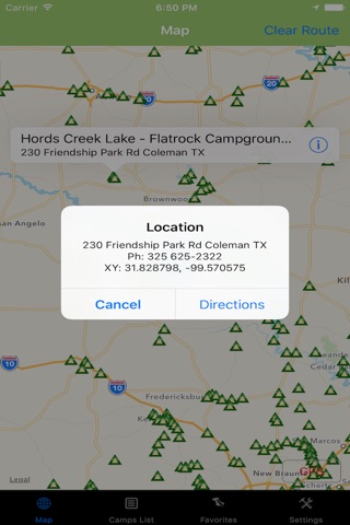 Texas – Camping & RV spots screenshot 4