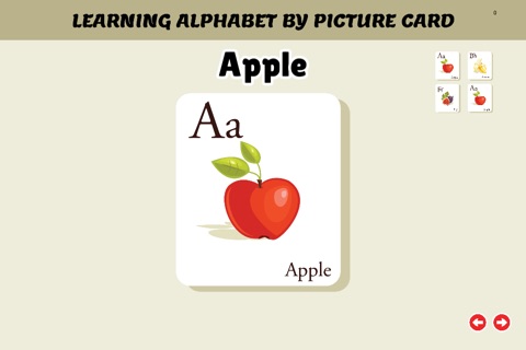 Learning Me: Alphabet By Picture screenshot 3