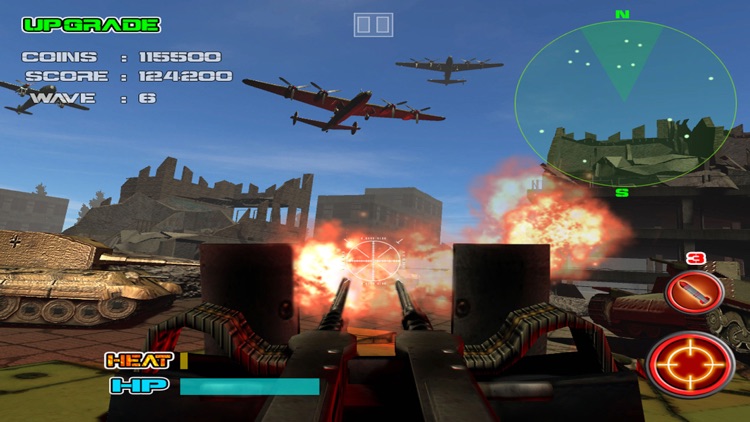 Allied WWII Base Defense - Anti-Tank and Aircraft Simulator Game PRO