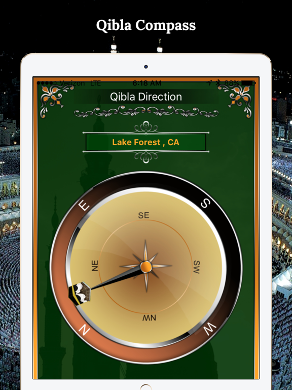 Qibla Compass-Maccah Finder iPad screenshot