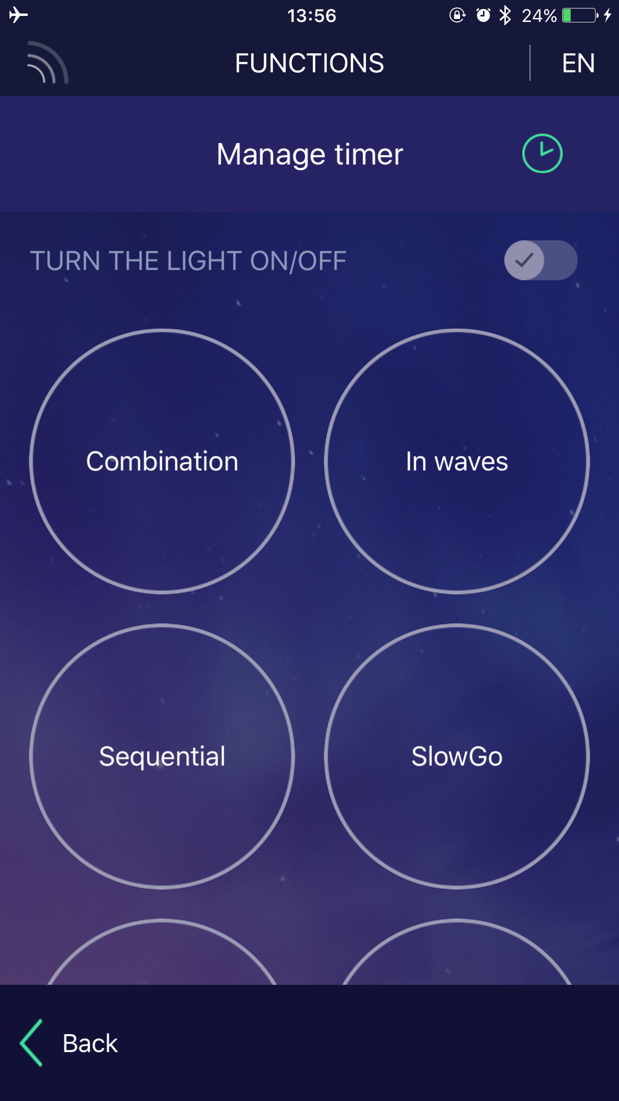 App smart connection LED lights screenshot 3