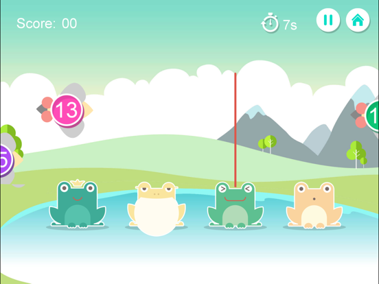 ABC 123 Feed The Frogs iPad screenshot