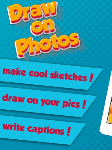 Draw on Photos & Write on Pictures - Add Text to Photo and Make Doodles and Sketches iPad screenshot