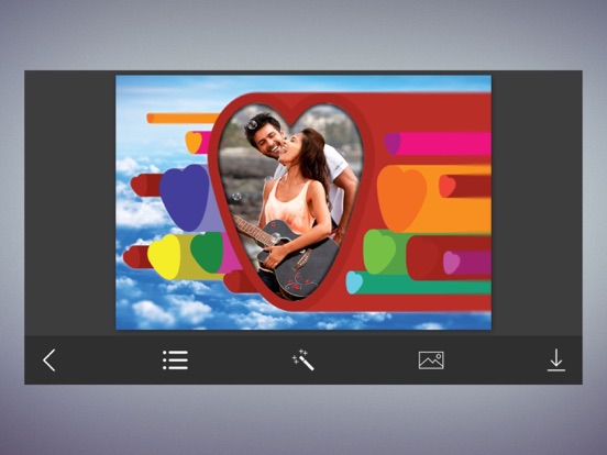 Great Couple Photo Frames - Instant Frame Maker & Photo Editor iPad screenshot 4 - Photo & Video app