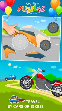 Game screenshot Trucks and Car Jigsaw Puzzles for Toddlers Free apk