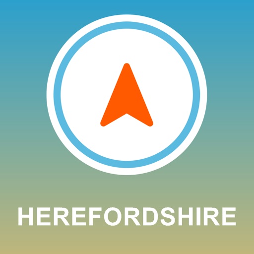 Herefordshire, UK GPS - Offline Car Navigation icon