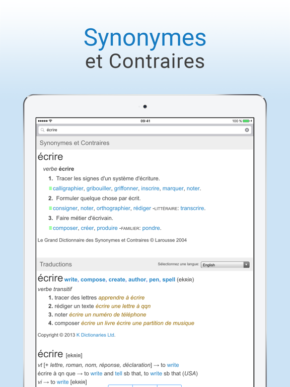 Screenshot #5 pour Dictionnaire français