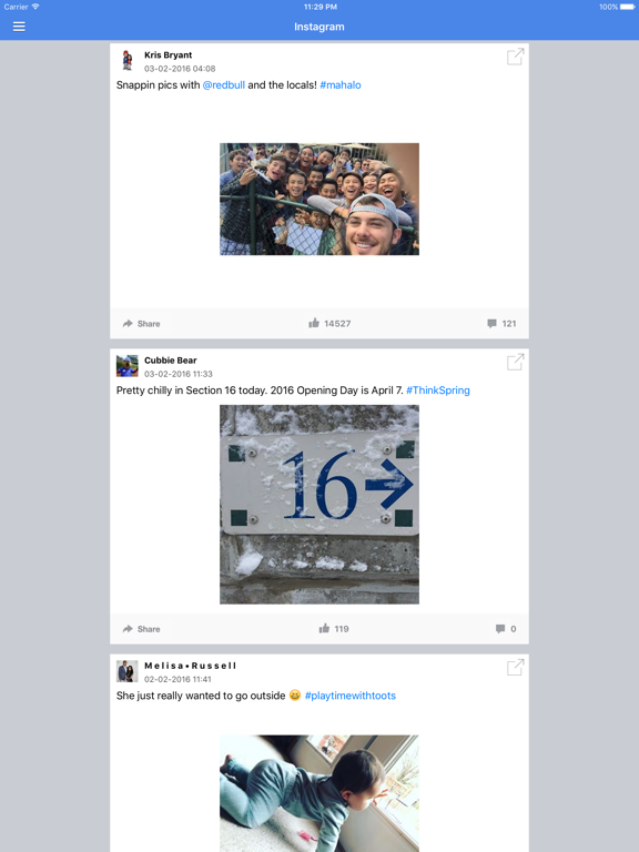News Surge for Chicago Cubs Baseball Free Edition iPad screenshot 5 - Sports app