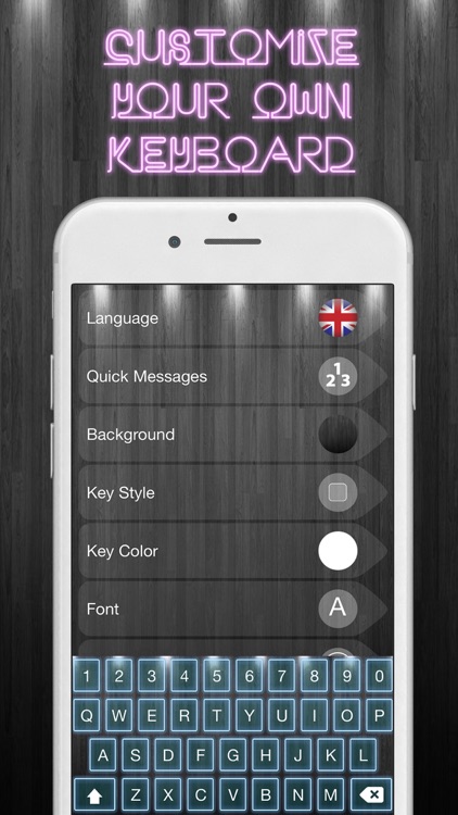 Neon Led Keyboard Designs – Custom Keyboards with Fancy Color Backgrounds, New Emoji.s and Fonts
