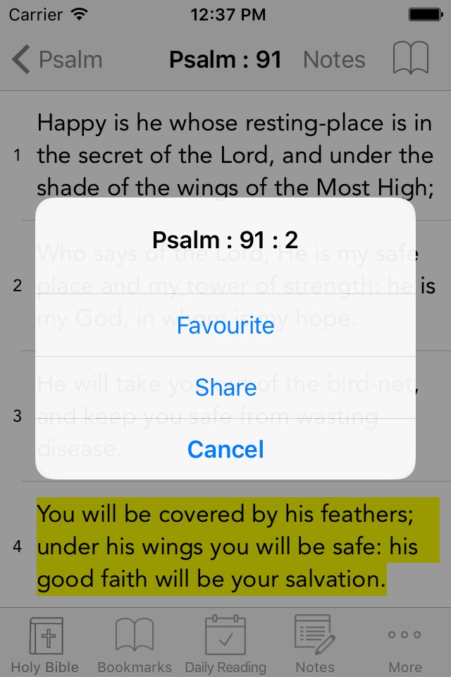 iPhone screenshot