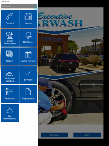 Executive Car Wash iPad screenshot 2 - Business app