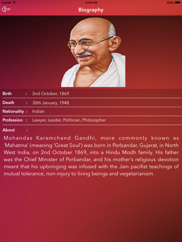 Screenshot #5 pour Mahatma Gandhi - Father of the Nation