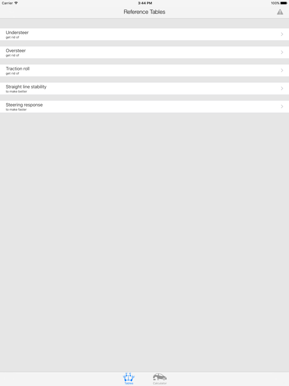Screenshot #5 pour RC Handbook - reference tables and calculator for model car racing