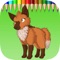 The Wolf Coloring Book: Learn to color and draw a wolf, hyena and more, Free games for children